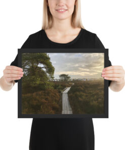 Alternative view of Inramad poster - Genom ljungen till stranden