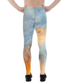 Alternative view of Leggings för män - Blåflammiga