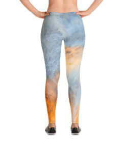 Alternative view of Leggings för kvinnor - Blåflammiga