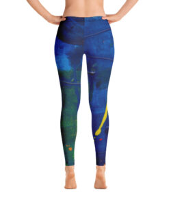 Alternative view of Leggings för kvinnor - Blåmålade