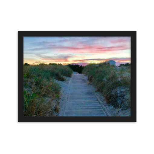 Inramad poster – Stigen till havet