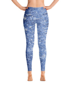 Alternative view of Leggings för kvinnor - Blåmönstrade