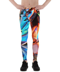 Alternative view of Leggings för män - Blårödmönstrade