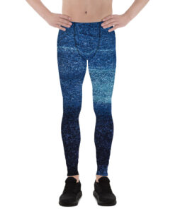 Alternative view of Leggings för män - Blåmönstrade