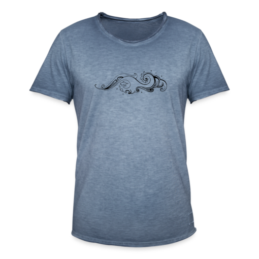 Vintage-T-shirt herr - Waves