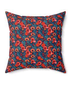 Alternative view of Fyrkantig kudde i spunnen polyester - Flower