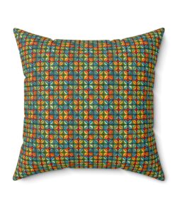 Alternative view of Fyrkantig kudde i spunnen polyester - Stand out